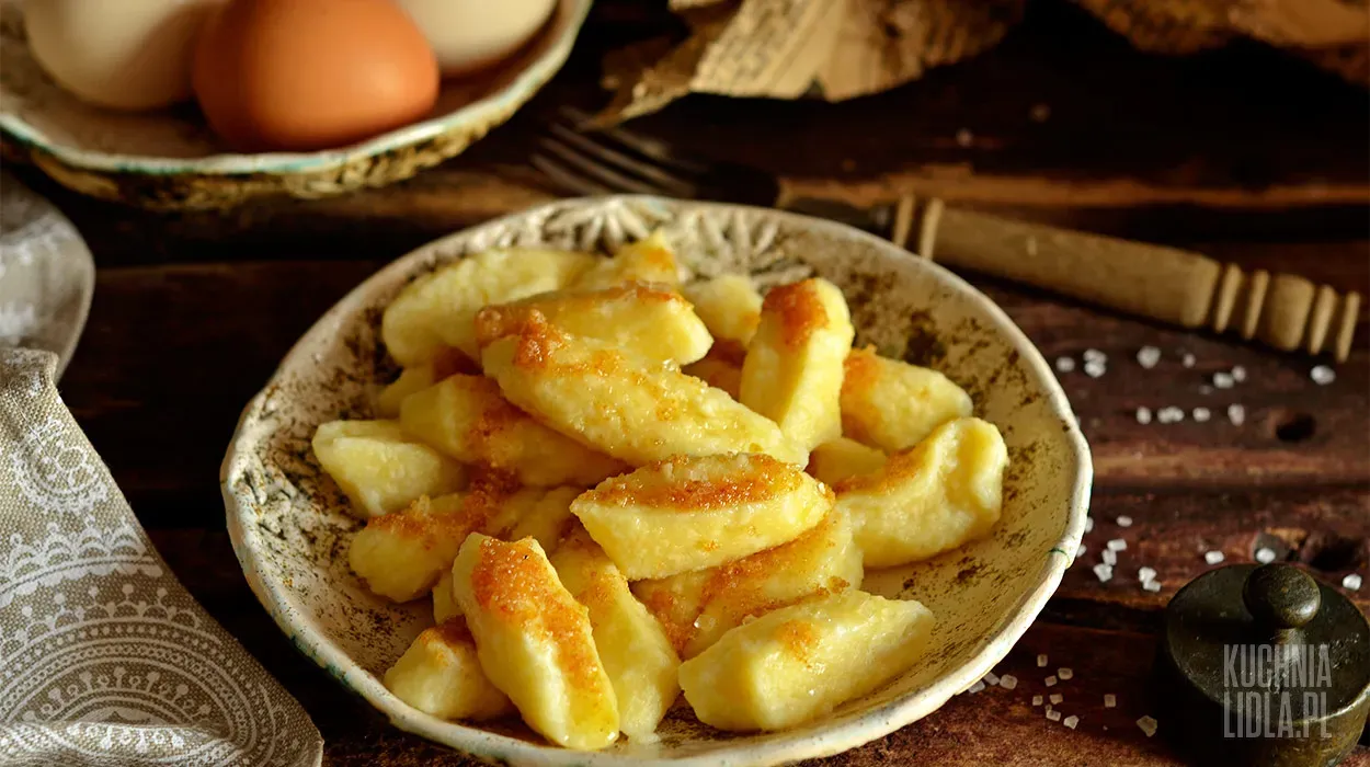 Kluski leniwe z ziemniakami
