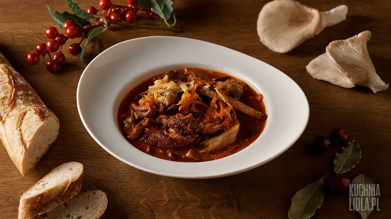 Flaczki z boczniaków