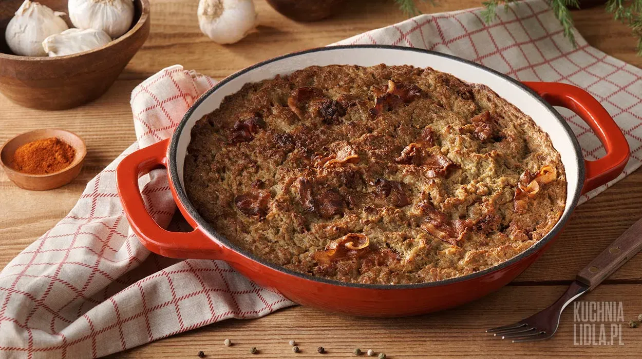 Ciulim lelowski – zapiekanka ziemniaczana z kurczakiem