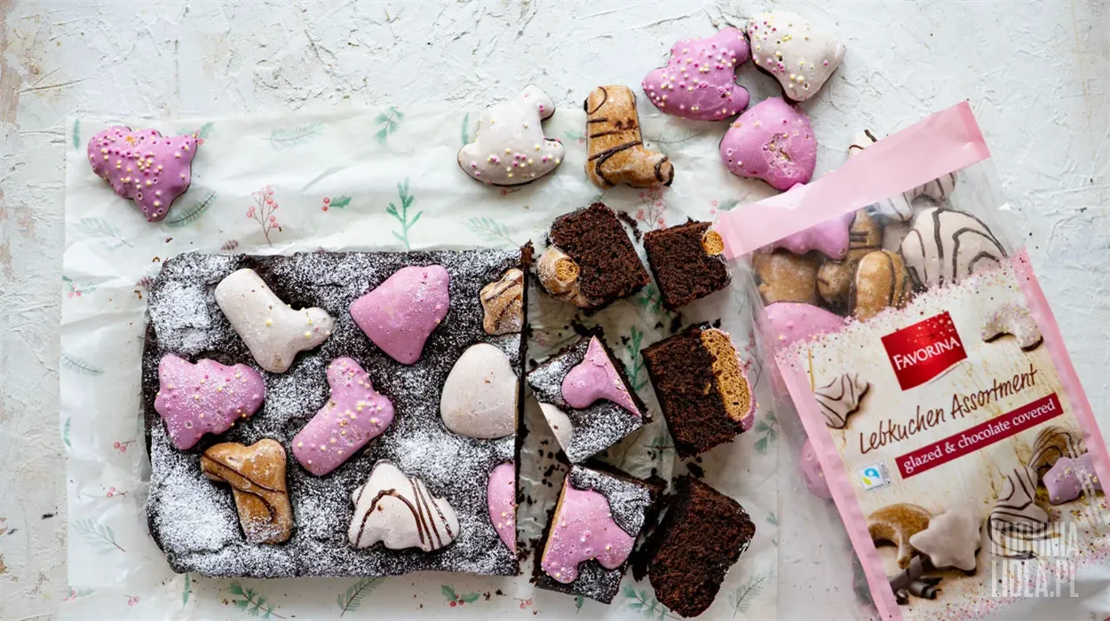 Brownie na powidłach śliwkowych