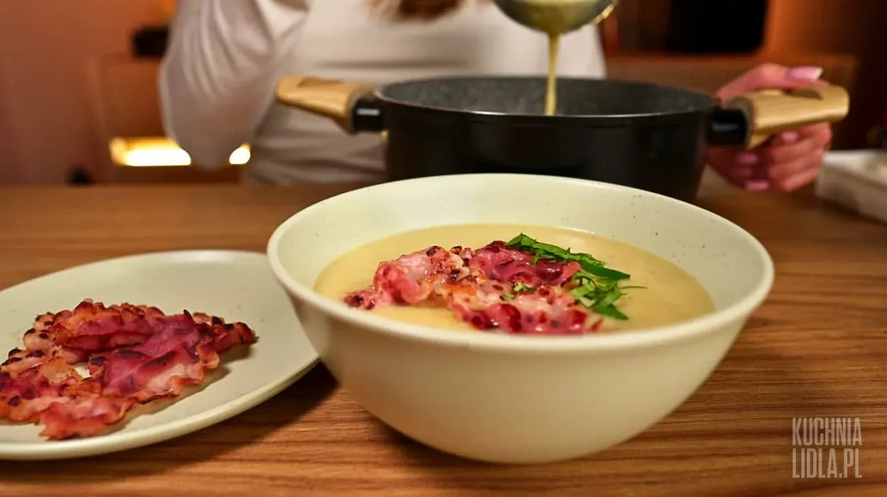 Zupa krem z pieczonej brukselki