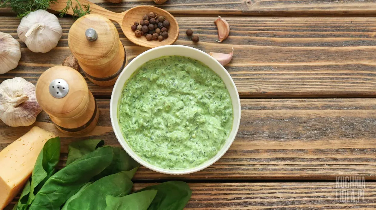 Sos szpinakowy - do ryby, mięs i makaronu