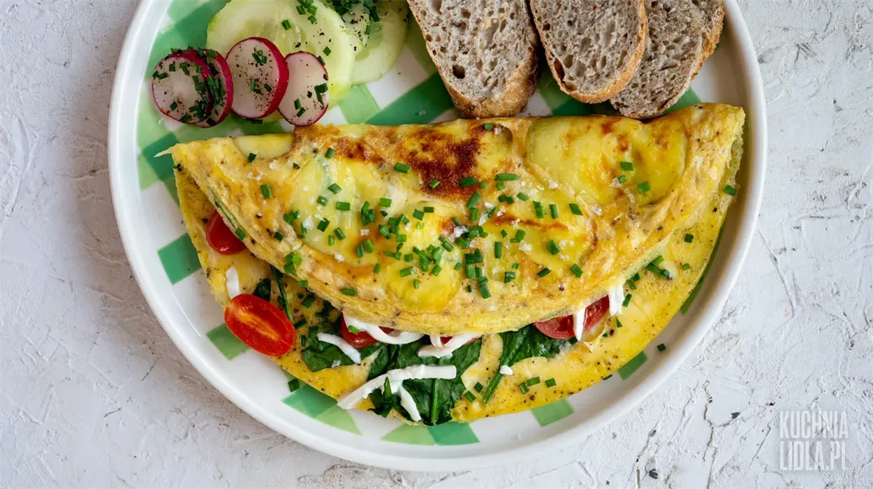 Chrupiący omlet z ziemniakami