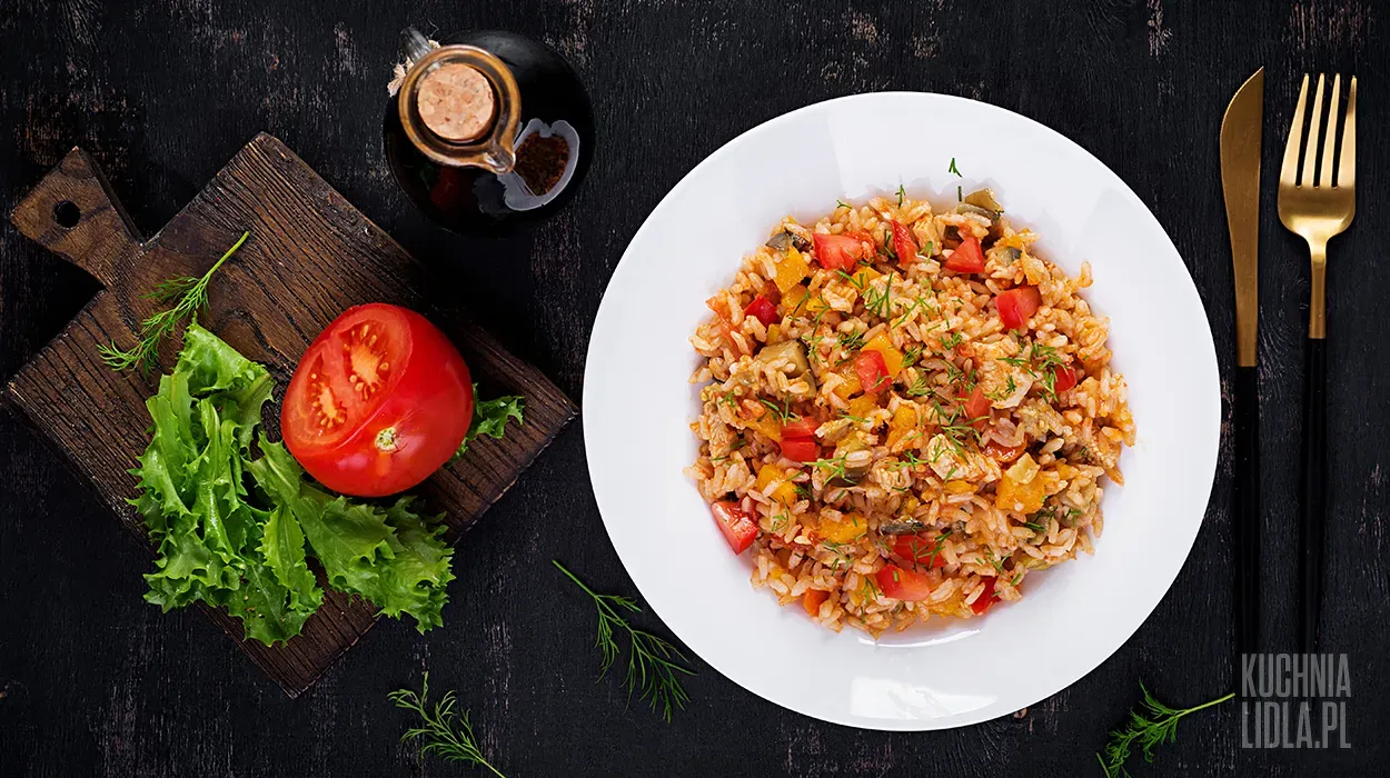 Risotto z kurczakiem i warzywami