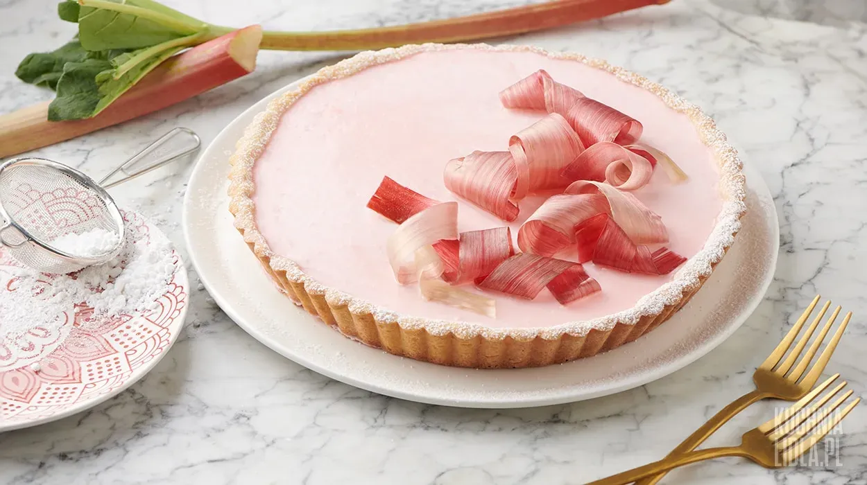 Tarta rabarbarowa Tarta rabarbarowa