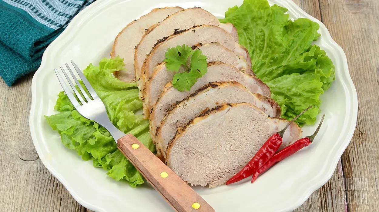 Schab gotowany w majonezie