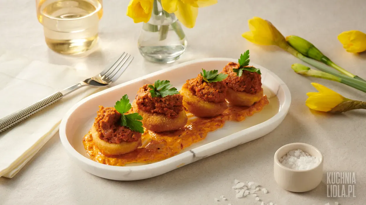 Chrupiące jaja faszerowane