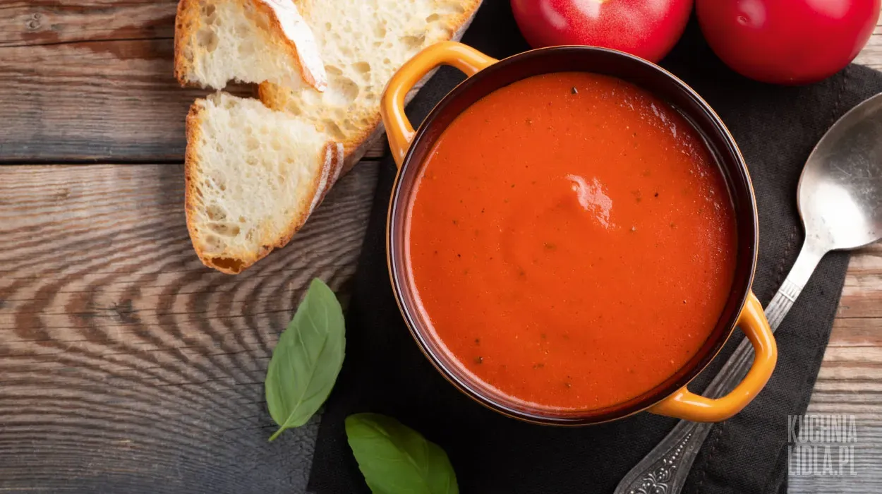 Krem z pieczonych pomidorów