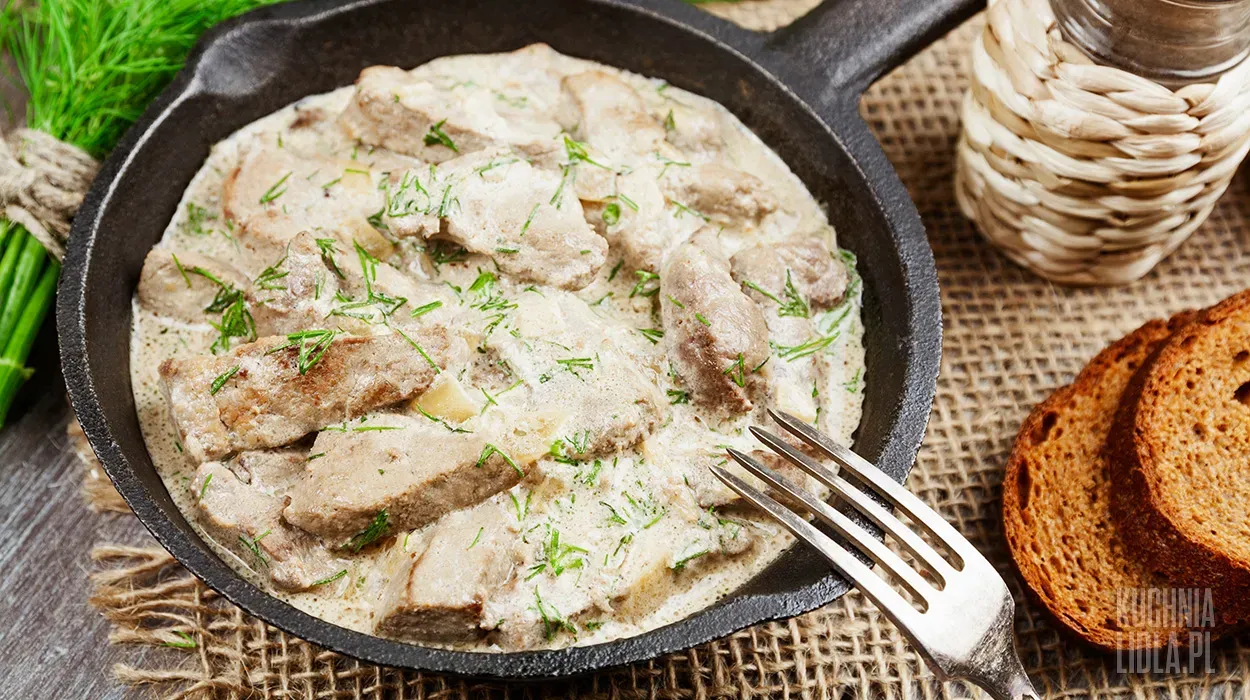 Schab w sosie koperkowym