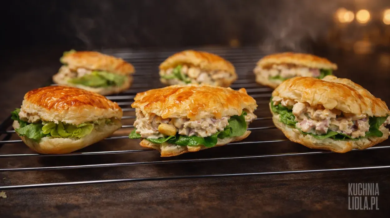 Muszelki sylwestrowe z ciasta francuskiego