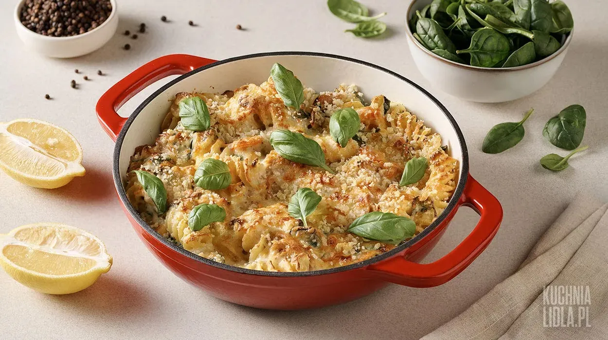 Zapiekanka makaronowa z tuńczykiem