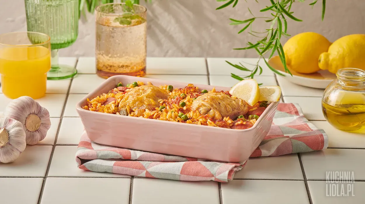 Paella z chorizo 