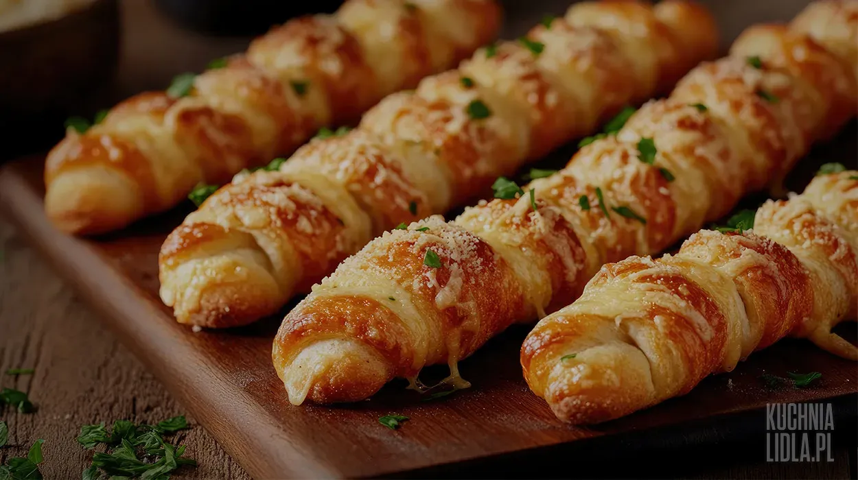 Paluchy pizzowe z serem i salami