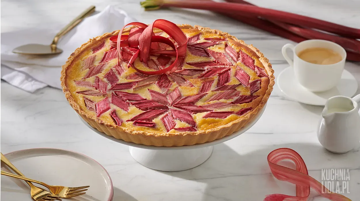 Tarta z rabarbarem