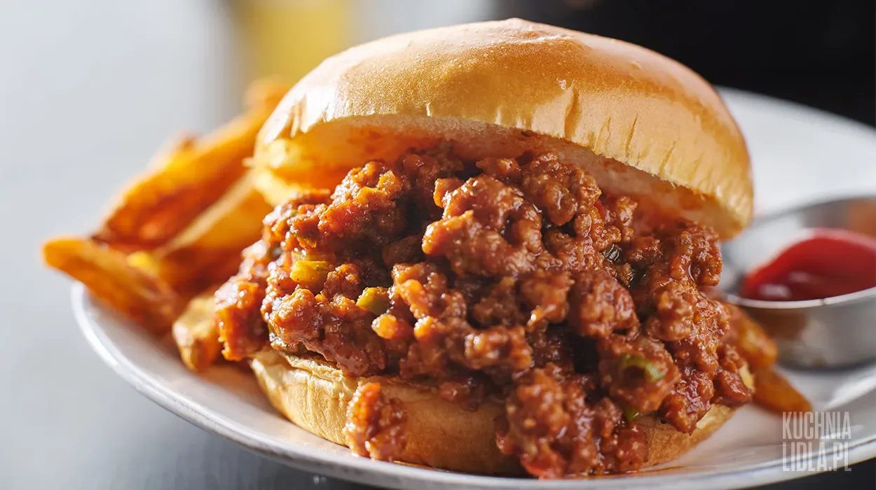 Sloppy Joe — amerykańska kanapka z mięsem mielonym Sloppy Joe — amerykańska kanapka z mięsem mielonym