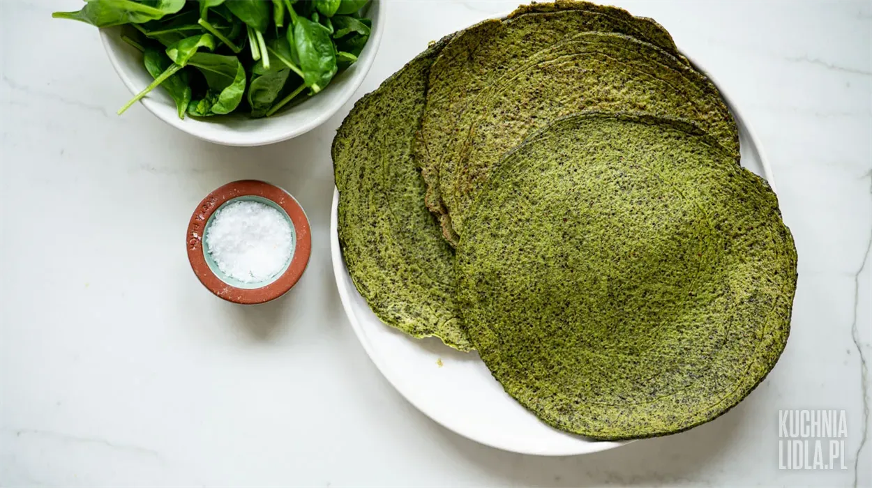 Zielone placki z komosy ryżowej