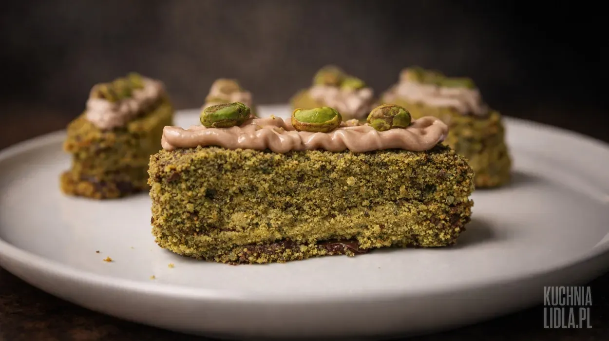 Pistacjowe biszkopty z kremem
