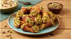 Cannoli z kremem pistacjowym