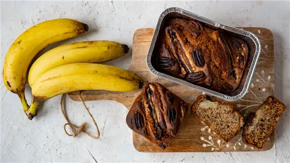 Lekki chlebek bananowy z airfryera