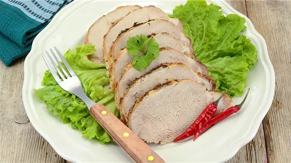 Schab gotowany w majonezie