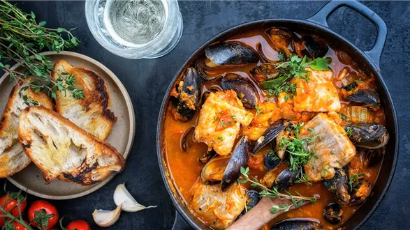 Bouillabaisse - francuska zupa rybna
