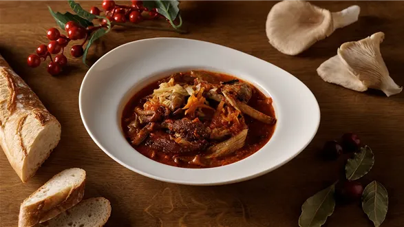 Flaczki z boczniaków