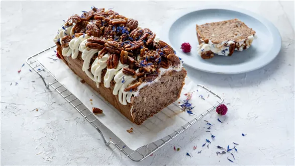 Chlebek bananowy z orzechami pekan