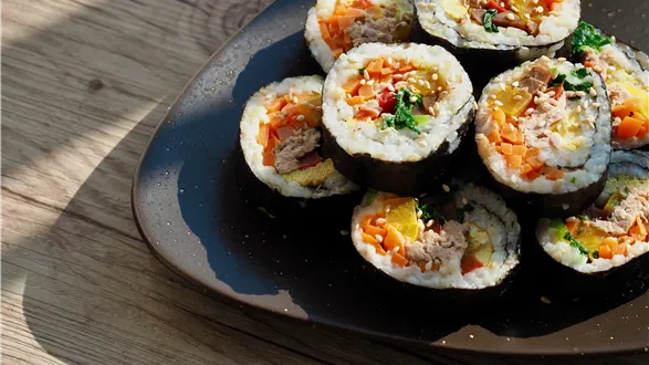 Kimbap – koreańskie "sushi"