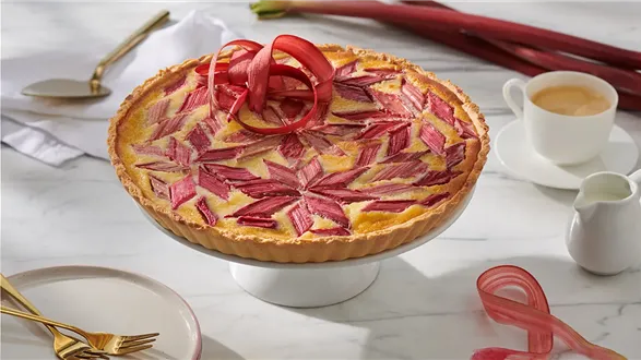 Tarta z rabarbarem