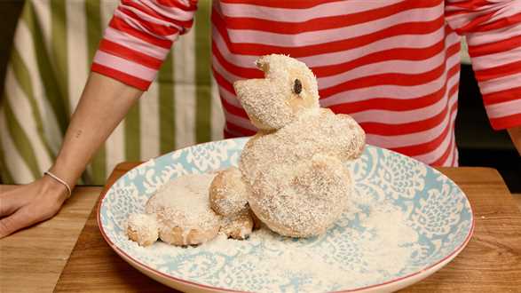 Drożdżowe zajączki wielkanocne