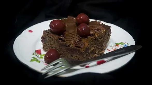 Ciasto czekoladowe z wiśniami