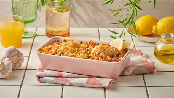 Paella z chorizo 