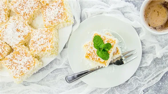 Łabędzi puch - ciasto