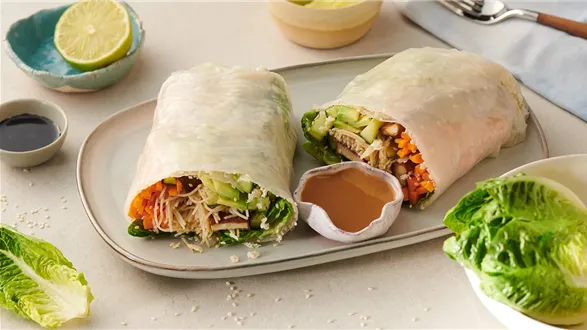 Mega spring rolls z tofu 