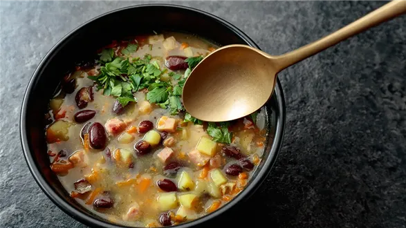 Zupa z czerwonej fasoli