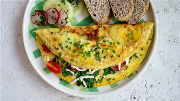 Chrupiący omlet z ziemniakami