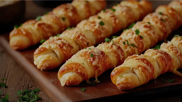 Paluchy pizzowe z serem i salami