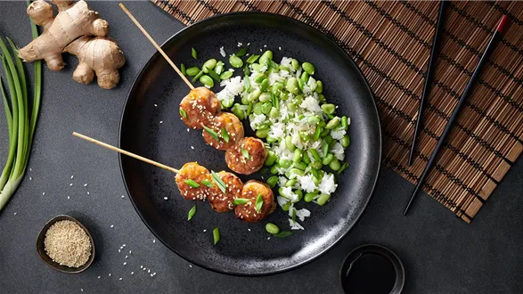 Kurczak yakitori z grilla 