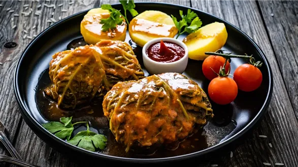 Gołąbki z kapusty włoskiej