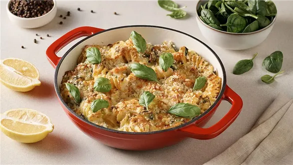 Zapiekanka makaronowa z tuńczykiem