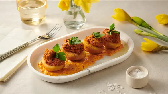 Chrupiące jaja faszerowane