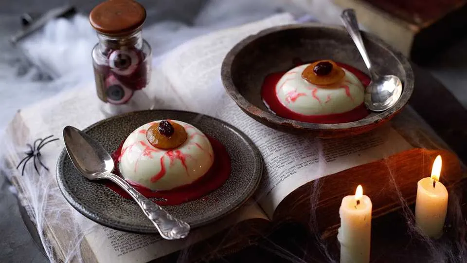 Halloweenowa panna cotta - przepis • Kuchnia Lidla