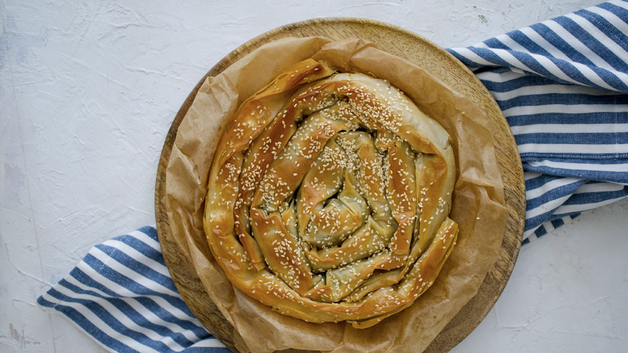 Burek ze szpinakiem Burek ze szpinakiem