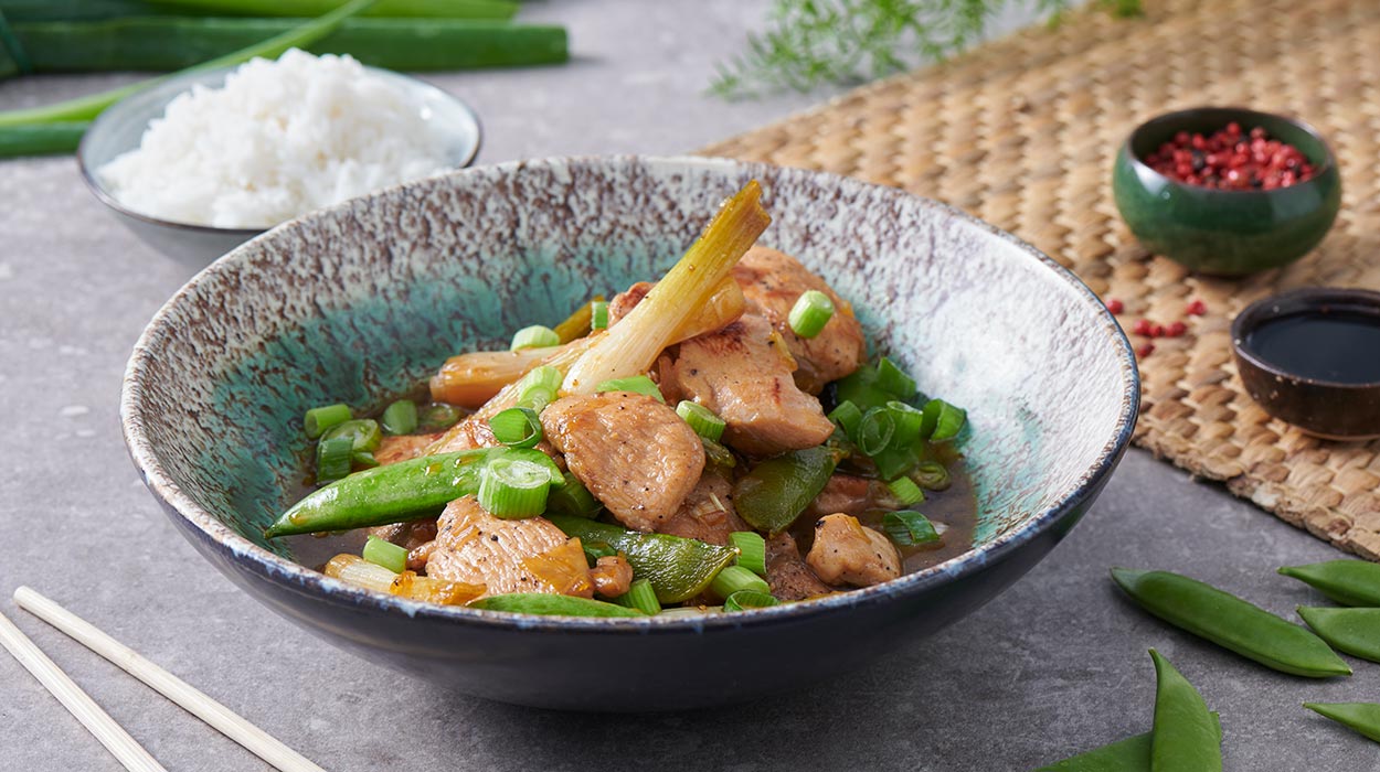 Kurczak teriyaki z warzywami Kurczak teriyaki z warzywami