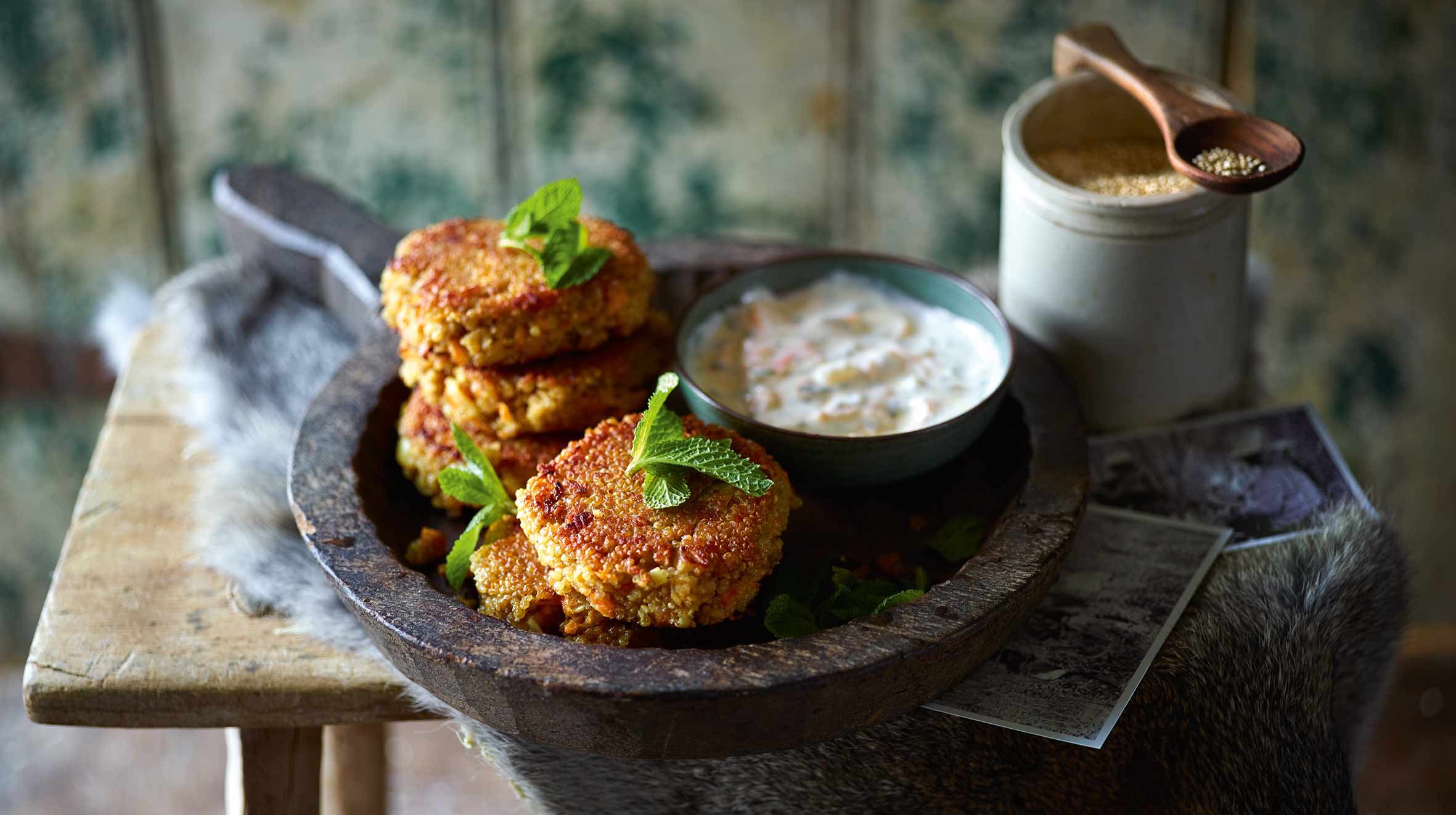 Orientalne kotleciki z quinoa