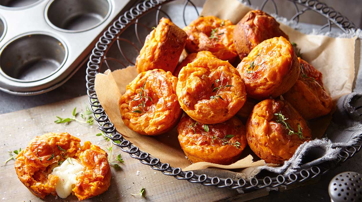 Babeczki pomidorowe z mozzarellą Babeczki pomidorowe z mozzarellą