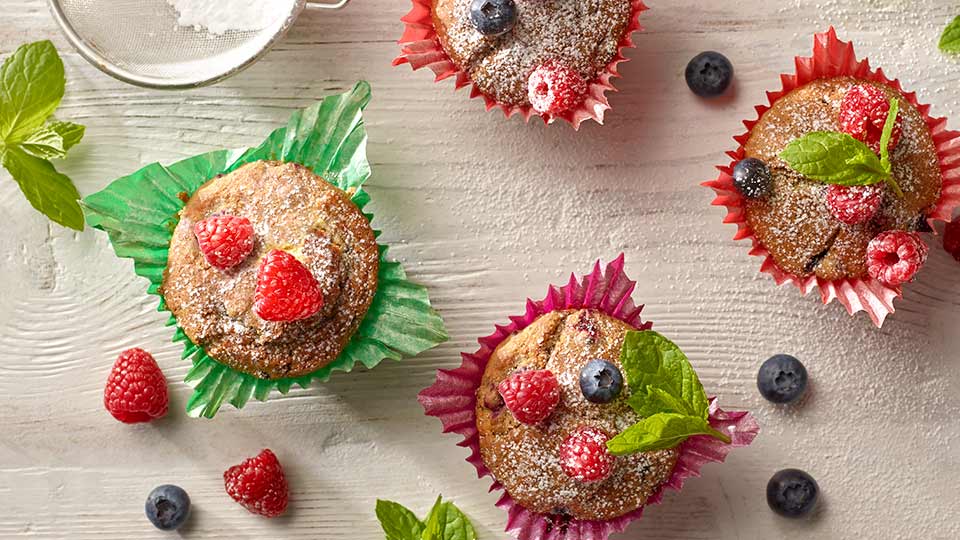 Muffiny z owocami lasu Muffiny z owocami lasu