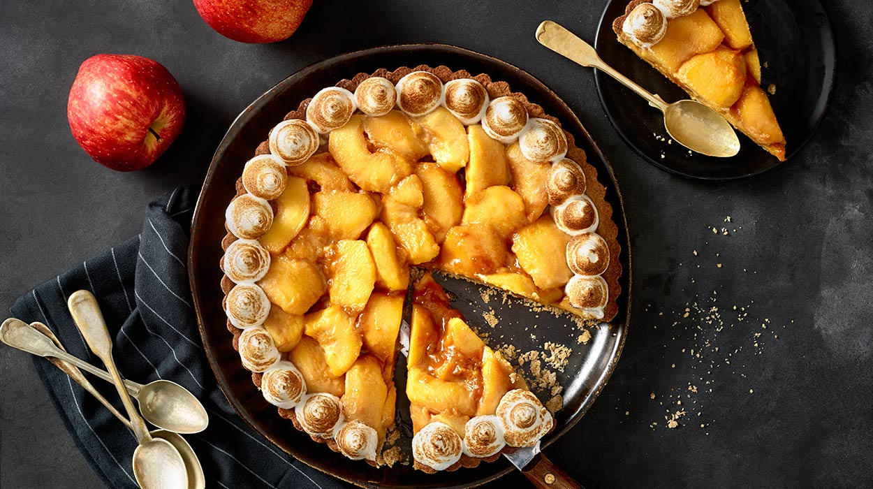 Tarta jabłkowo-waniliowa Tarta jabłkowo-waniliowa